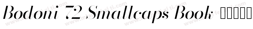 Bodoni 72 Smallcaps Book字体转换